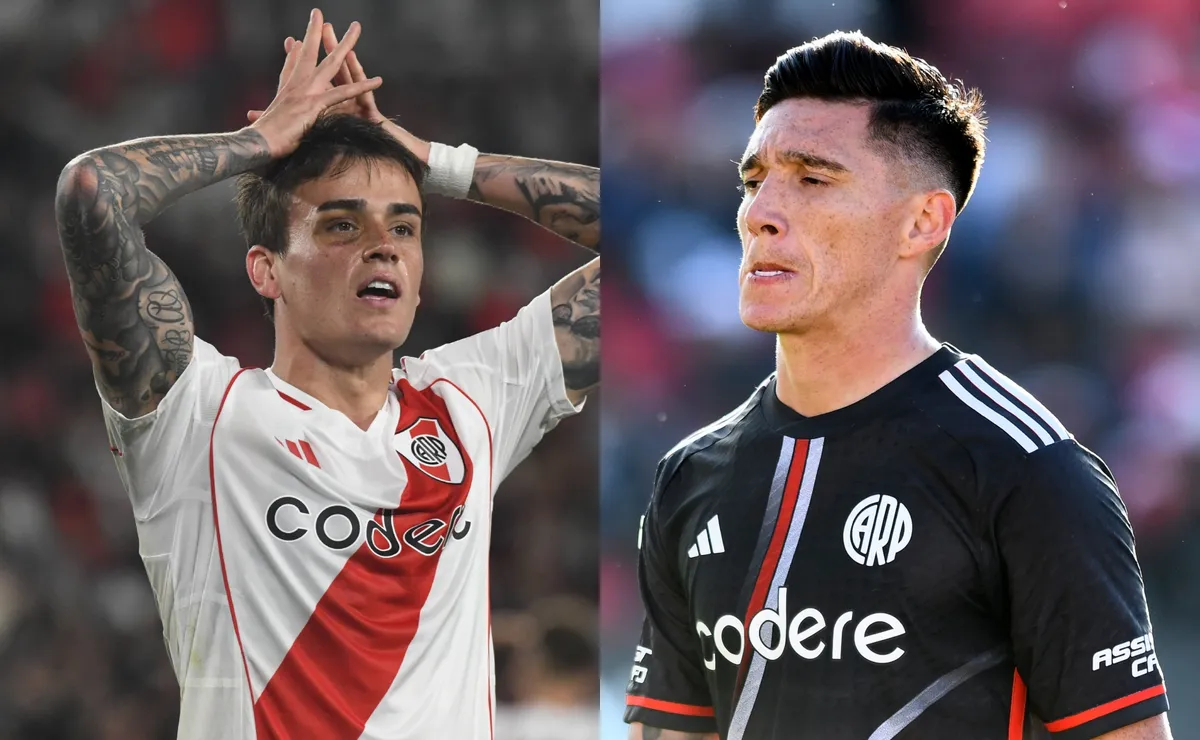 Fonseca y Kranevitter son dos de los que podrían irse de River (Fotos: Imago y Getty)