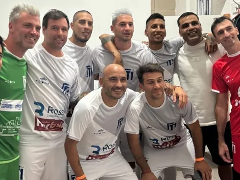 La banda de River presente: los ex jugadores que acompañaron a Barovero en su despedida