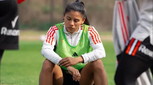 Candela Díaz es la jugadora de River Plate acusada de gestos racistas en Brasil.