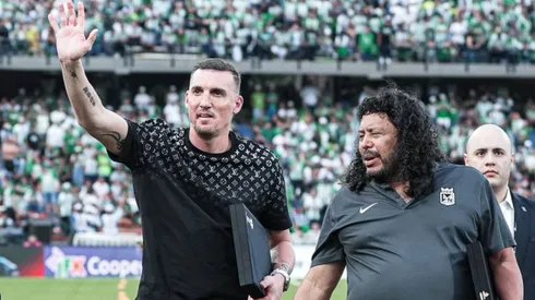 Armani presenció el título de Atlético Nacional.