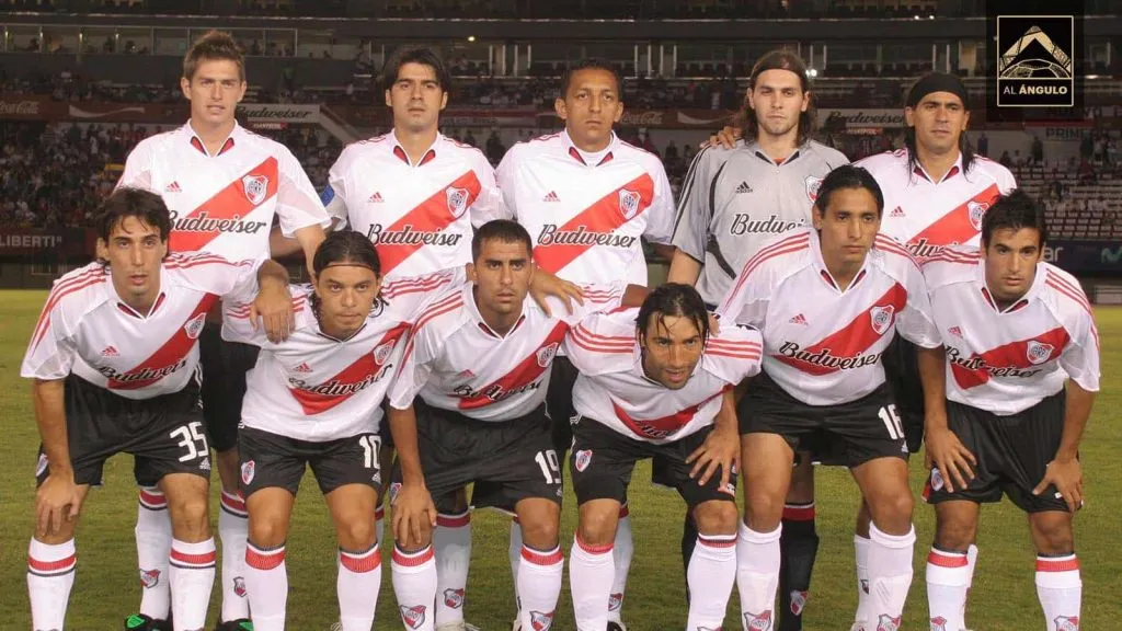 El primer plantel de Rene Lima en River.