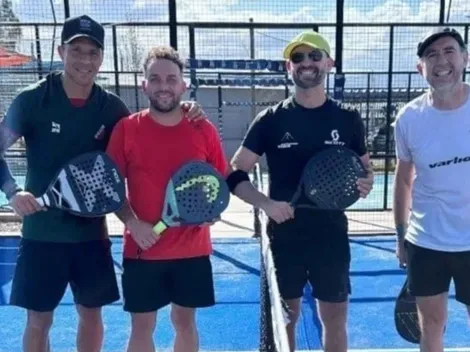 La foto de Enzo Pérez mientras espera el llamado de Gallardo