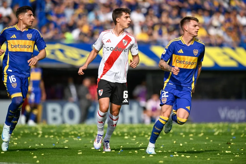 Gattoni fue titular en el Superclásico que River ganó con suplentes en La Bombonera (Foto: Diego Haliasz / LPM).