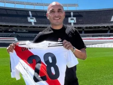 El Lobo Ledesma visitó el Monumental y le dedicó un sentido posteo a River