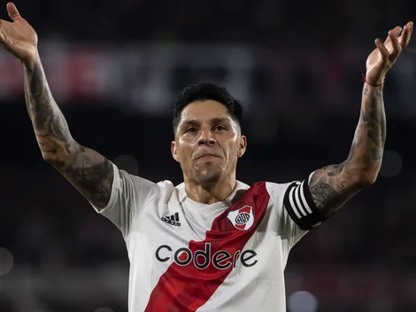 Confirmado: Enzo Pérez vuelve a River y así llegó para hacerse la revisión médica