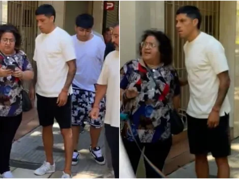 El primer día de la vuelta de Enzo Pérez dejó una perlita con una fanática