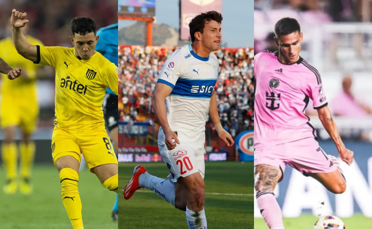 Leo Fernández, Gonzalo Tapia y Matías Rojas, los tres refuerzos extranjeros de River.