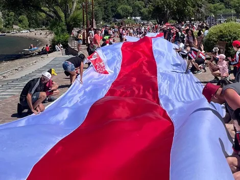 Más de 25 mil personas y un imponente telón: así se prepara San Martín de los Andes para recibir a River