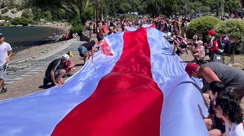 San Martín de los Andes prepara un banderazo histórico para recibir a River (Foto: LPM).