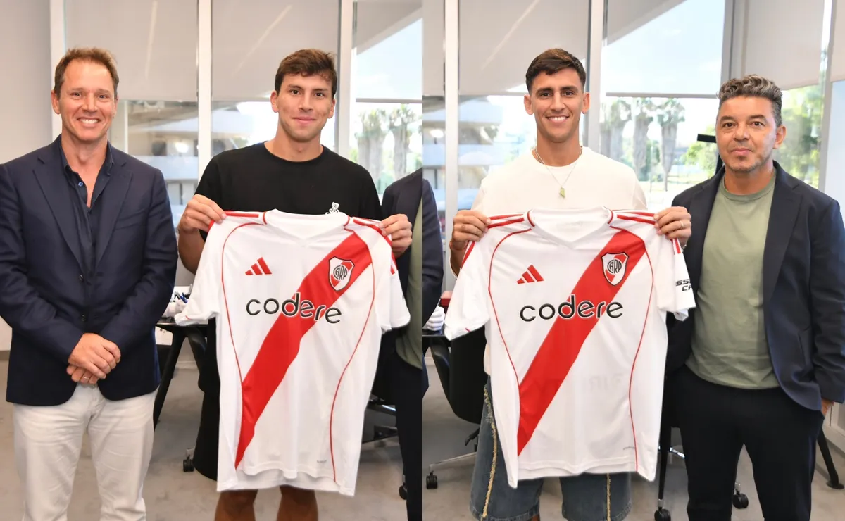 Tapia y Rojas, nuevos refuerzos de River (Prensa CARP).