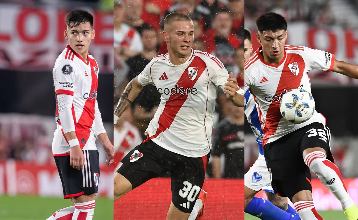 Subiabre, Mastantuono y Ruberto se pierden la pierden la pretemporada con River.