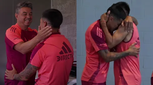 El emotivo reencuentro entre los héroes de Madrid.