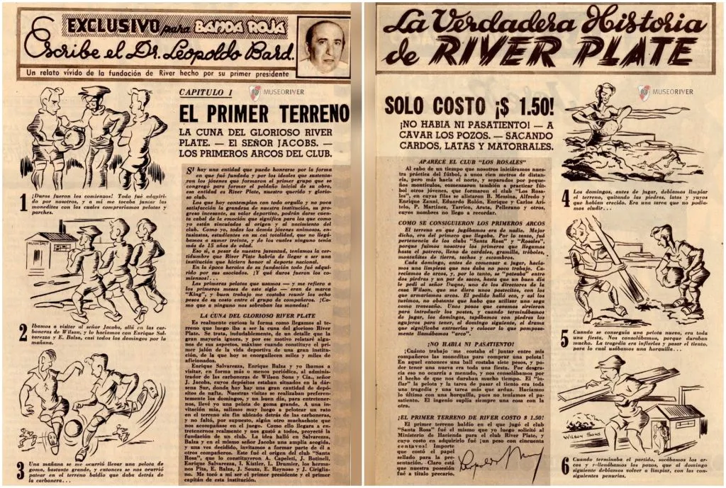 Leopoldo Bard, el primer presidente en la historia de River Plate