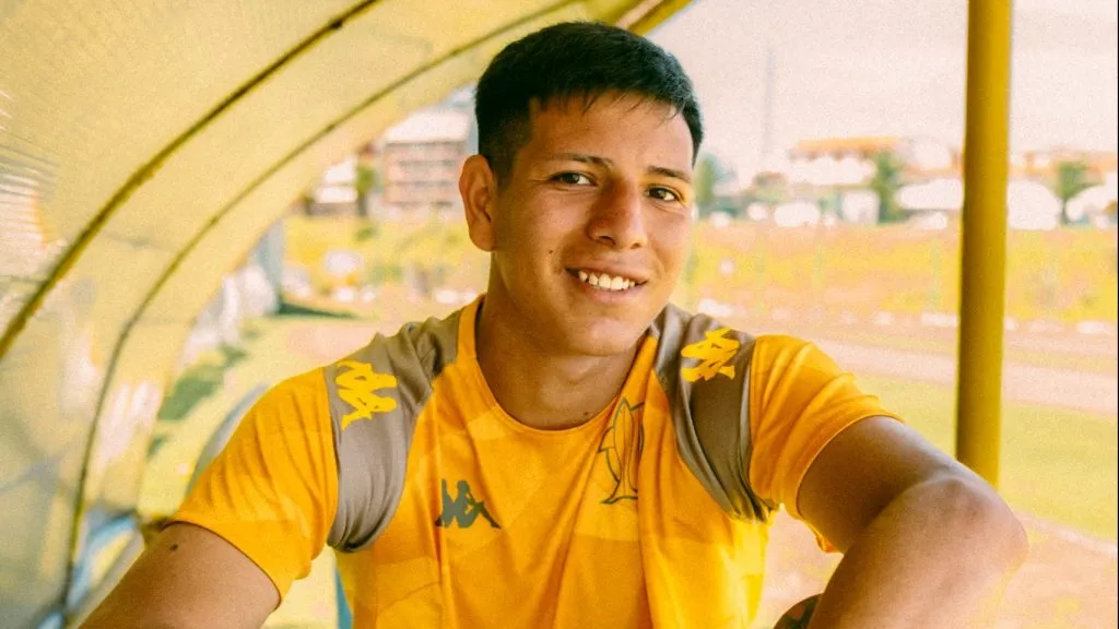 Tobías Leiva en Aldosivi (Foto: Prensa Aldosivi).