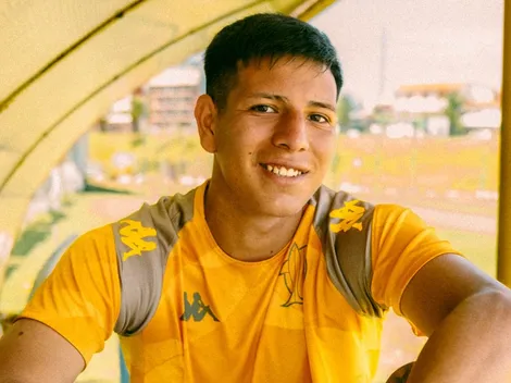 Tobías Leiva fue presentado como refuerzo de Aldosivi