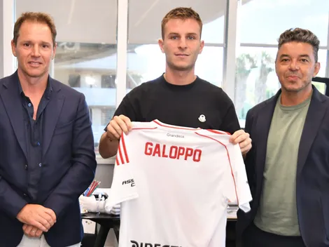 River presentó a Giuliano Galoppo como refuerzo