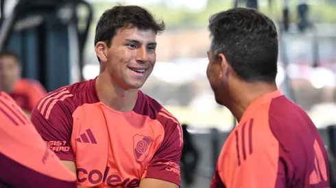 El atacante chileno y sus primeras sensaciones en River.