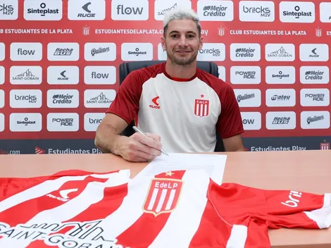 No vuelve a River: Lucas Alario fue presentado en Estudiantes