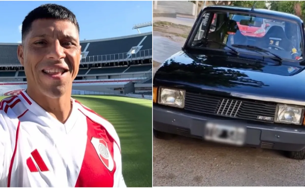 Enzo Pérez y la historia del Fiat 147 que lleva tatuado en la espalda.