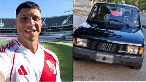 Enzo Pérez y la historia del Fiat 147 que lleva tatuado en la espalda.