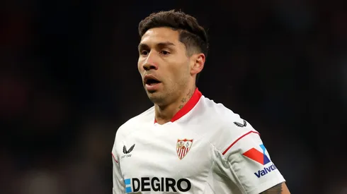¿Un guiño? Gonzalo Montiel, suplente en Sevilla en medio de las negociaciones con River