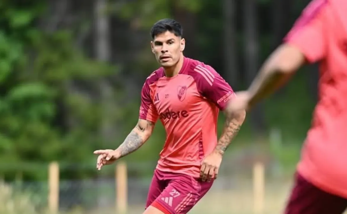Agustín Sant'Anna disputó solo 13 partidos en River.