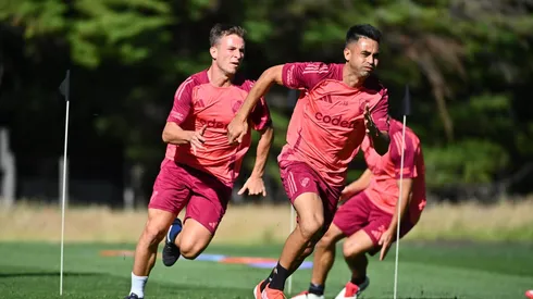 El plantel entrenó el lunes por la mañana y se reencontrará el martes para el amistoso.