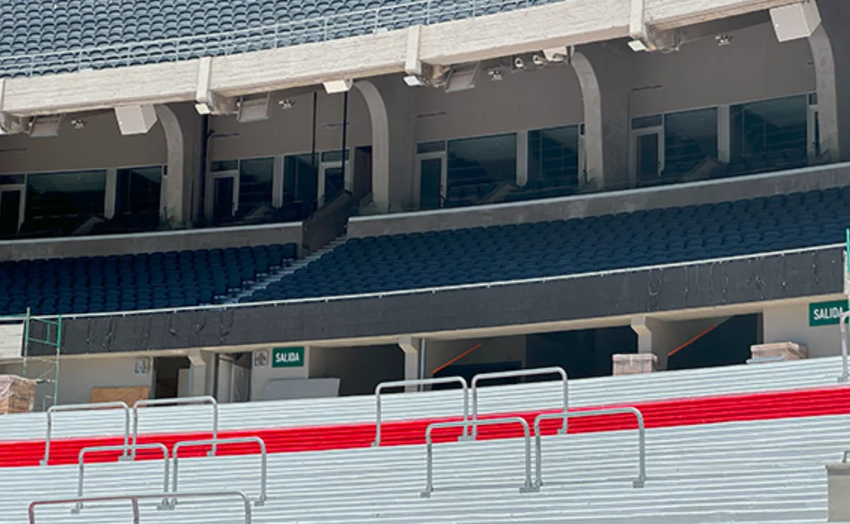 Siguen las obras: River comenzó la colocación de una pantalla LED 360° en el Monumental