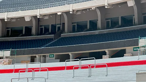 Siguen las obras: River comenzó la colocación de una pantalla LED 360° en el Monumental