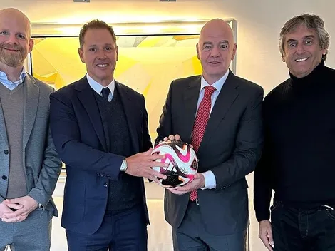 Brito y Francescoli se reunieron con Gianni Infantino de cara al Mundial de Clubes: los detalles