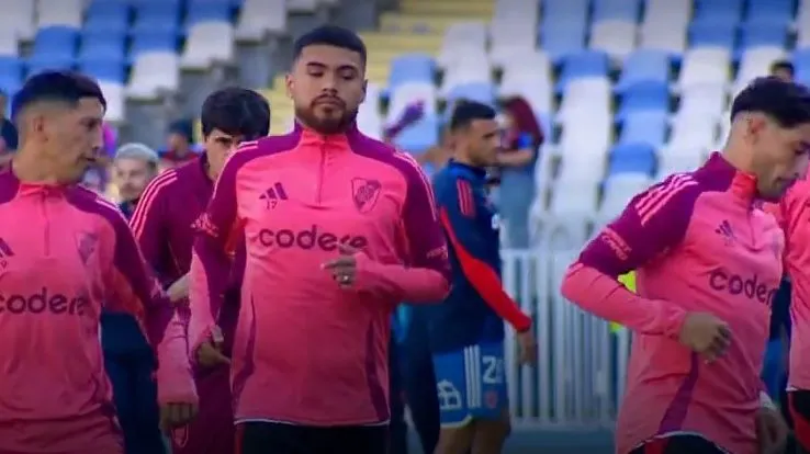 Paulo Díaz ingresó en el complemento ante U de Chile (Captura Disney+).
