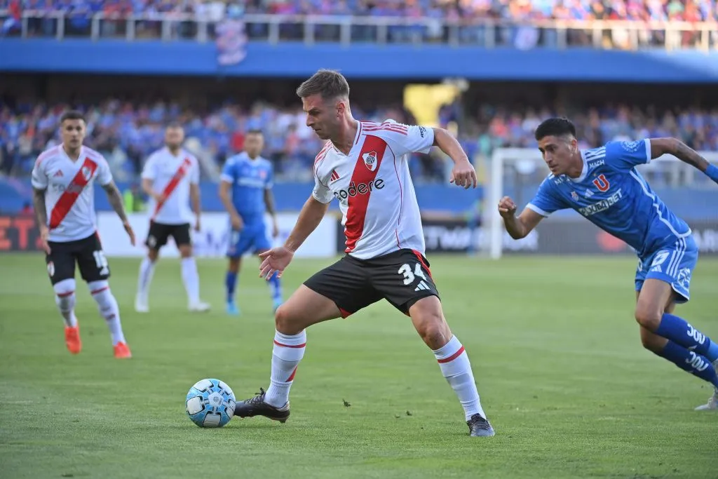 Giuliano Galoppo tuvo un destacado debut en River.