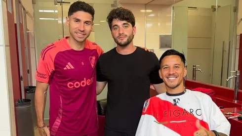 Driussi y Montiel pasaron por Il Figaro antes de ser presentados en River.