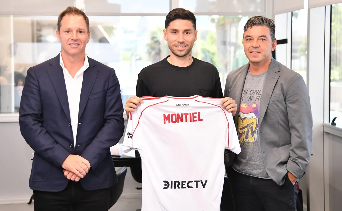 Montiel confirmó que número usará.(Foto Prensa River).