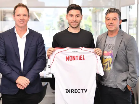 Oficial: Montiel firmó contrato y fue presentado como refuerzo de River