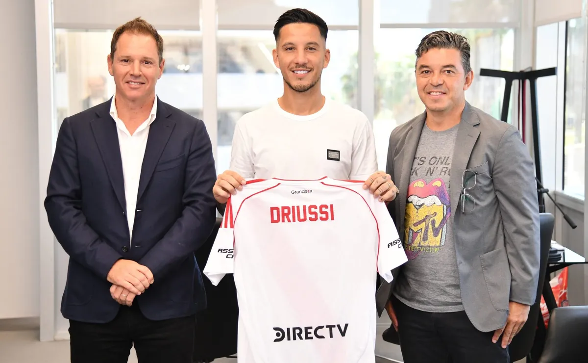 Driussi fue uno de los refuerzos de jerarquía que River incorporó en el último mercado.