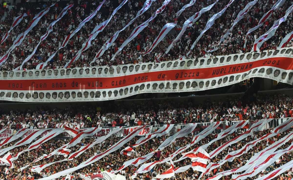 Así recibió el Monumental a River.