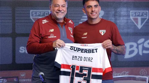 Enzo Díaz está a préstamo en San Pablo hasta fin de año. Foto: Prensa San Pablo.