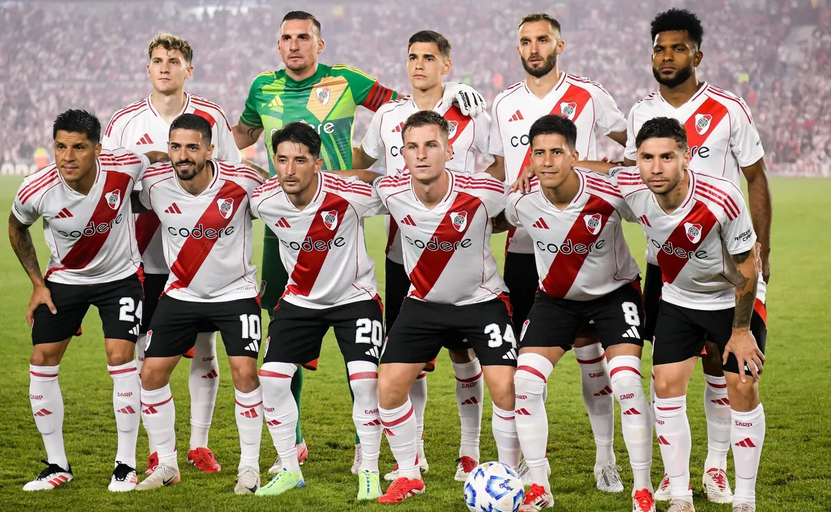 Los puntajes de los jugadores de River vs. México.