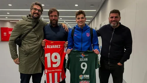 Cavenaghi y Julián se encontraron em Madrid (Foto: Instagram).