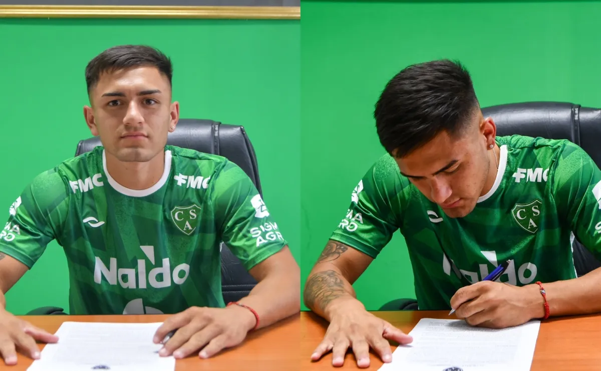 Elián Giménez está a préstamo en Sarmiento (Foto: Prensa Sarmiento).