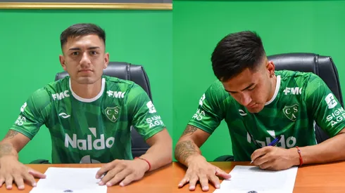 Elián Giménez está a préstamo en Sarmiento (Foto: Prensa Sarmiento).