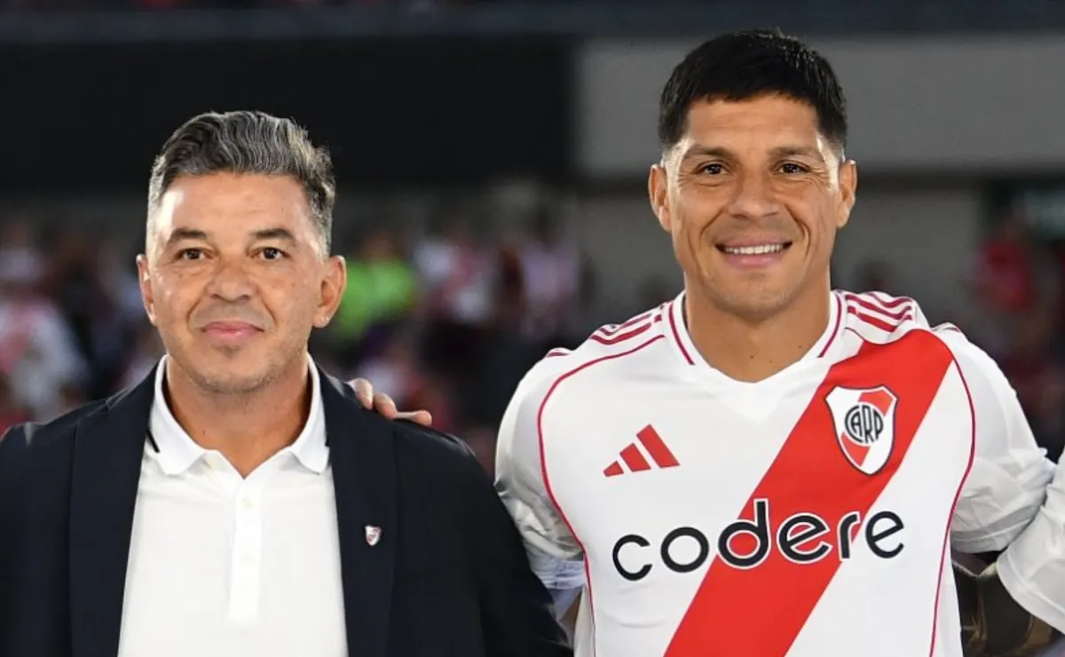Gallardo analiza si usar a Enzo Pérez vs. Riestra.