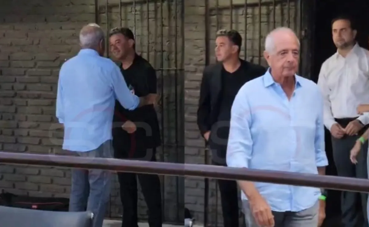 D'Onofrio y Gallardo, en la previa de Platense vs. River.