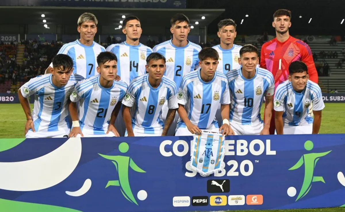 La Selección Argentina Sub 20 viene de golear a Brasil (Prensa AFA).