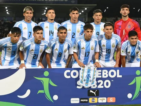 La Selección Sub 20 juega ante Colombia por el Sudamericano: horario y qué canal lo pasa