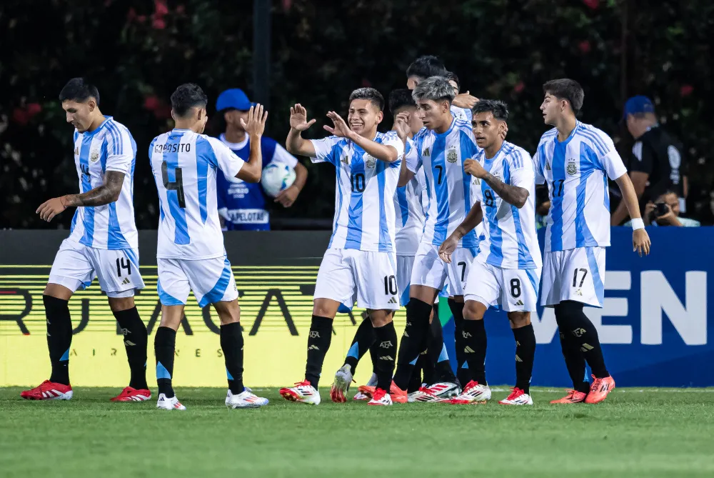 La Selección Argentina Sub 20 jugará su segundo partido del Sudamericano (Prensa AFA).