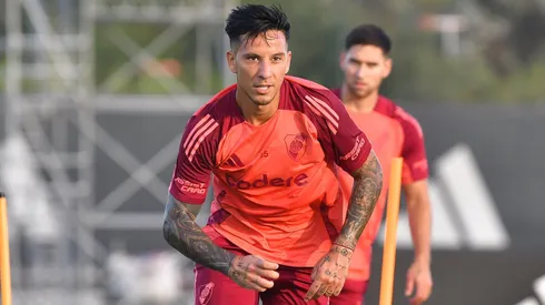 Driussi se entrenó con un preparador.