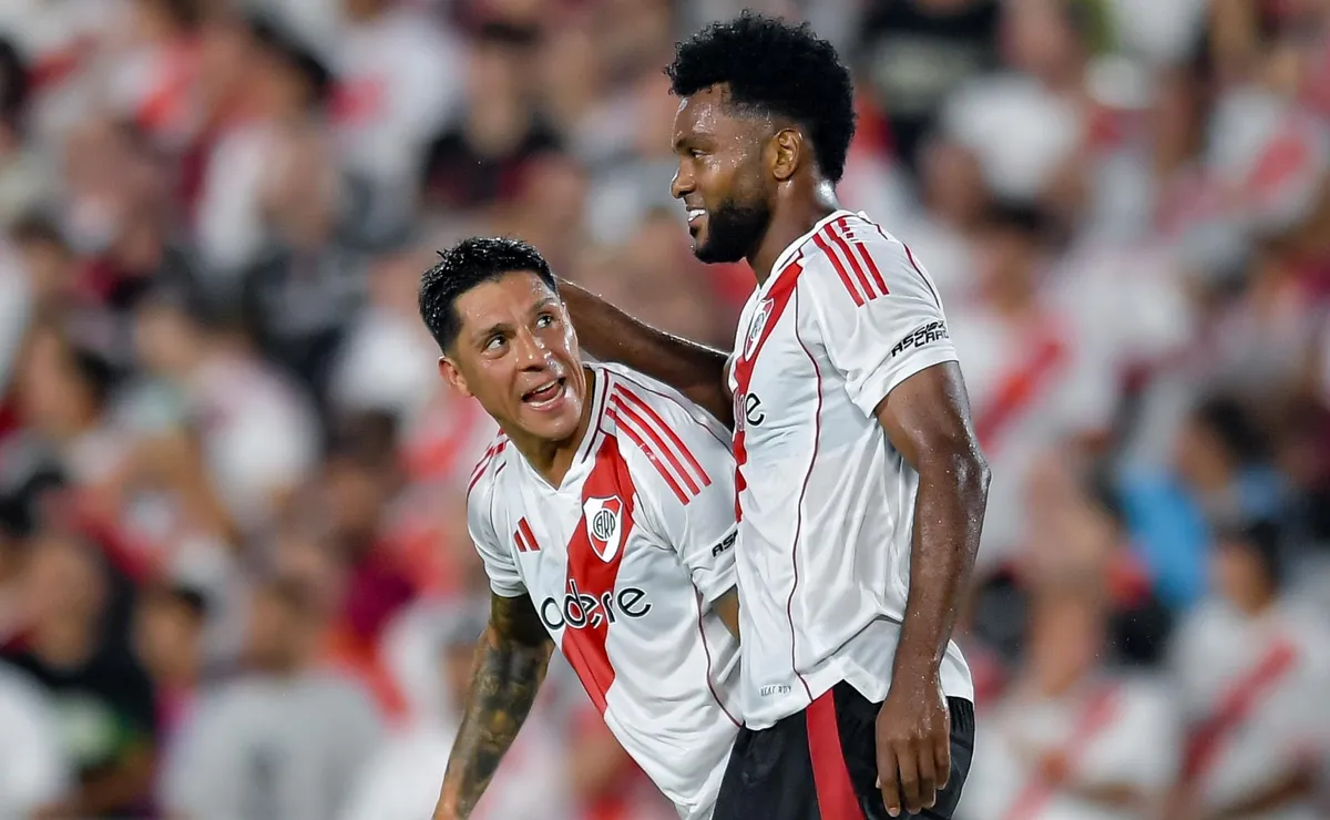 Enzo Pérez y Borja, determinantes en River.