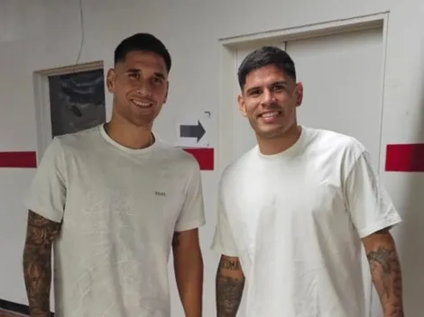 Su adiós: Villagra y Sant'Anna se despiden del plantel de River en el Monumental